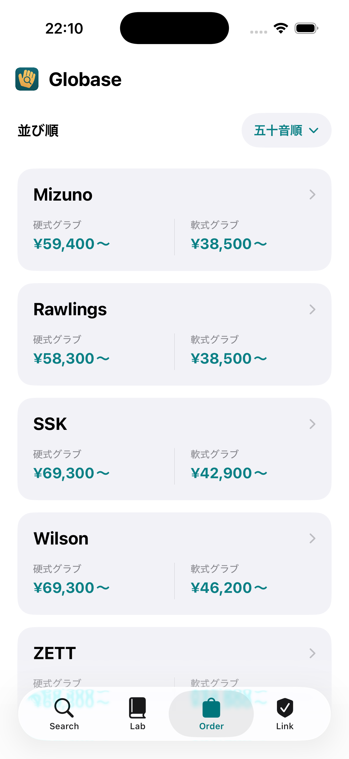 Globase Order